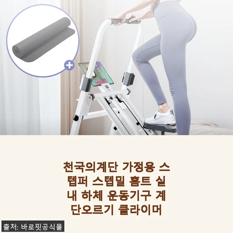 천국의계단 가정용 스텝퍼 스텝밀 사용 후기, 집에서 하체 운동 제대로!