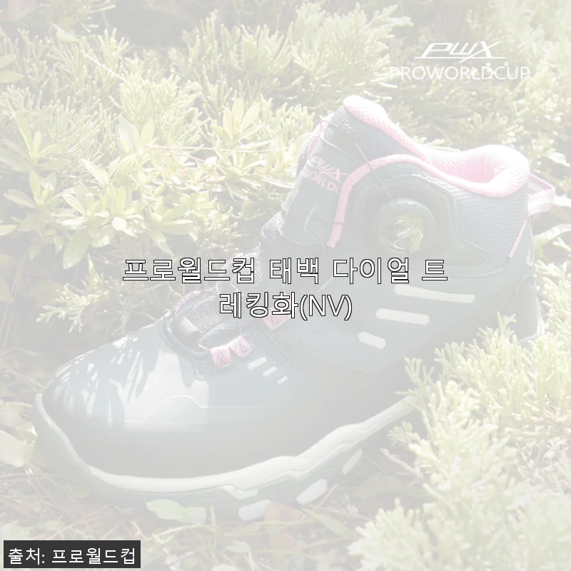 프로월드컵 태백 다이얼 트레킹화(NV) 사용후기 및 제품소개