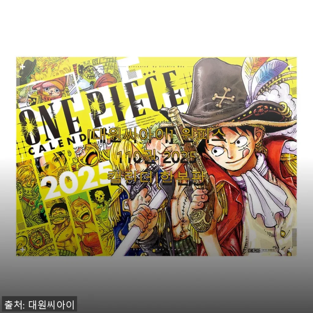 원피스 110권 2025 캘린더 합본판 사용후기, 만화 팬이라면 꼭 살펴볼 아이템
