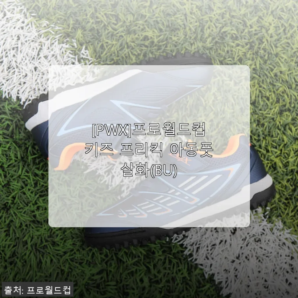 [PWX]프로월드컵키즈 프리킥 아동풋살화(BU) 사용후기 및 상세 소개