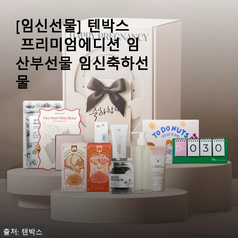 텐박스 프리미엄에디션 임산부선물 사용후기: 정성 가득한 임신축하선물
