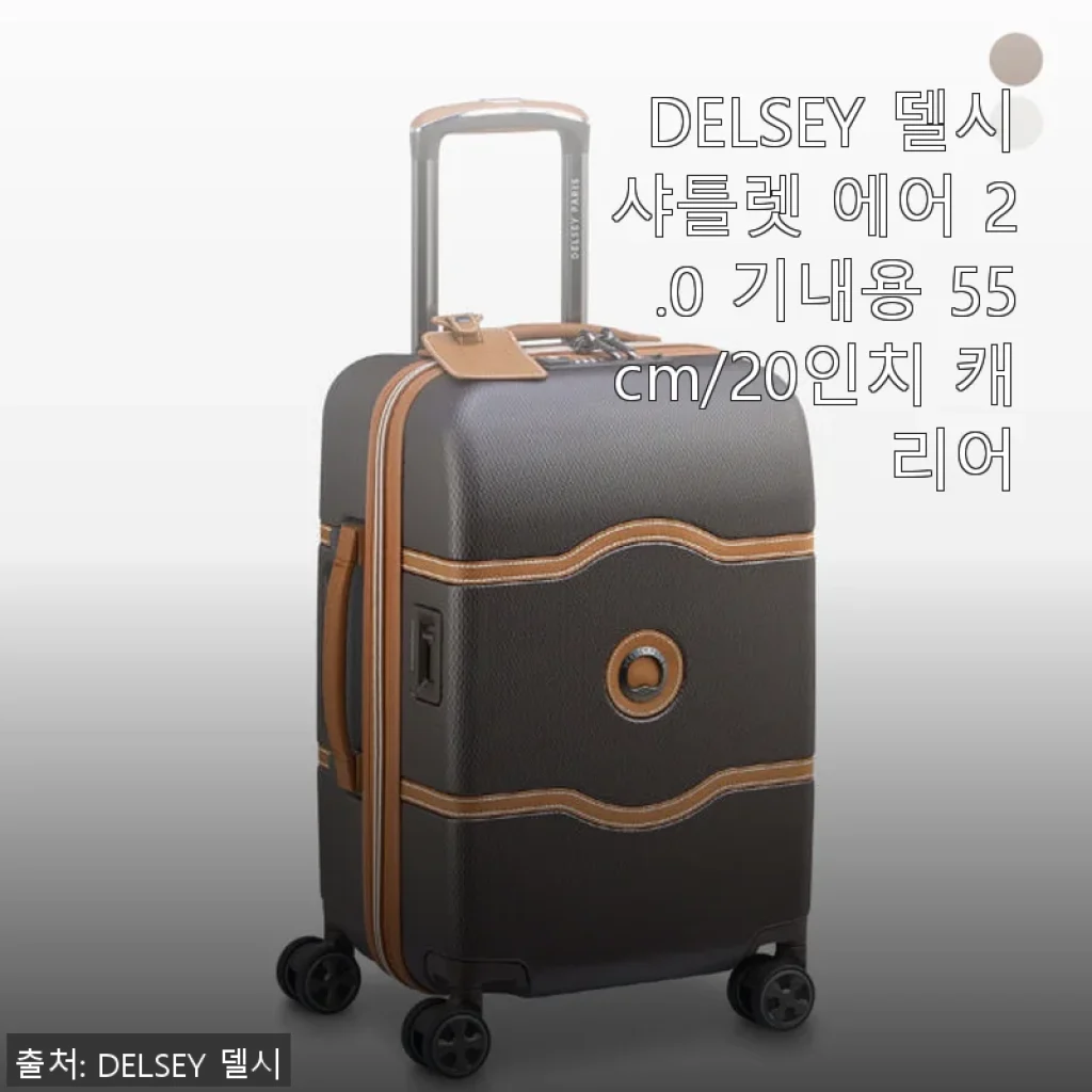 DELSEY 델시 샤틀렛 에어 2.0 기내용 55cm 캐리어 사용 후기