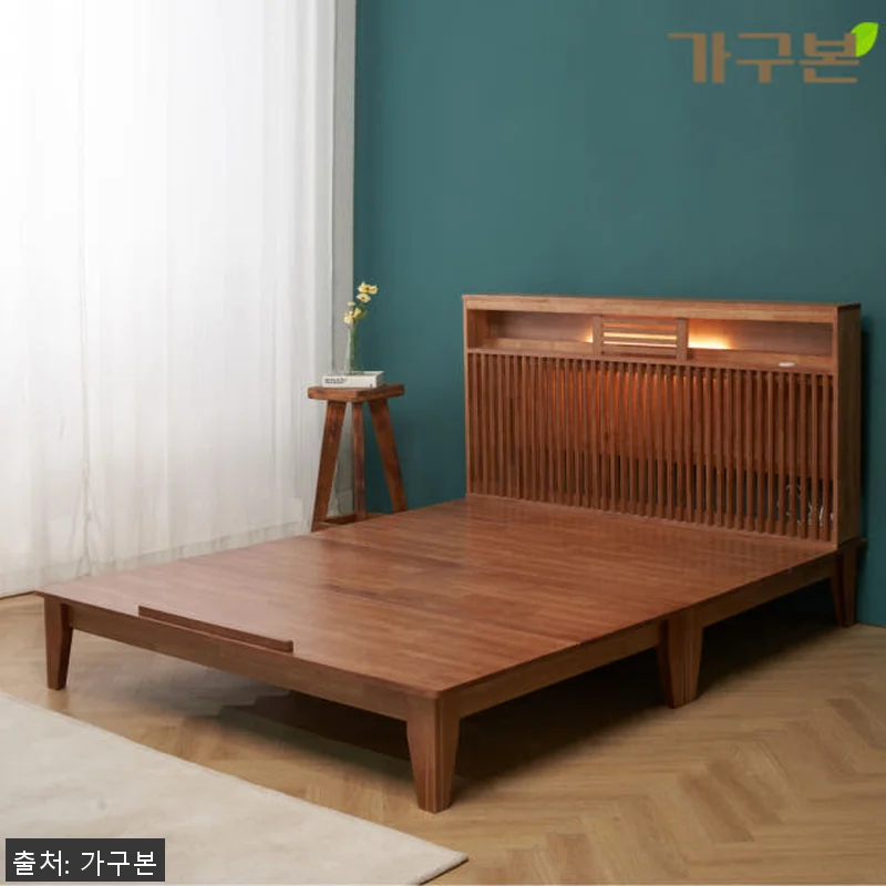 듀크 퀸사이즈 고무나무 침대프레임 사 관련 이미지 1