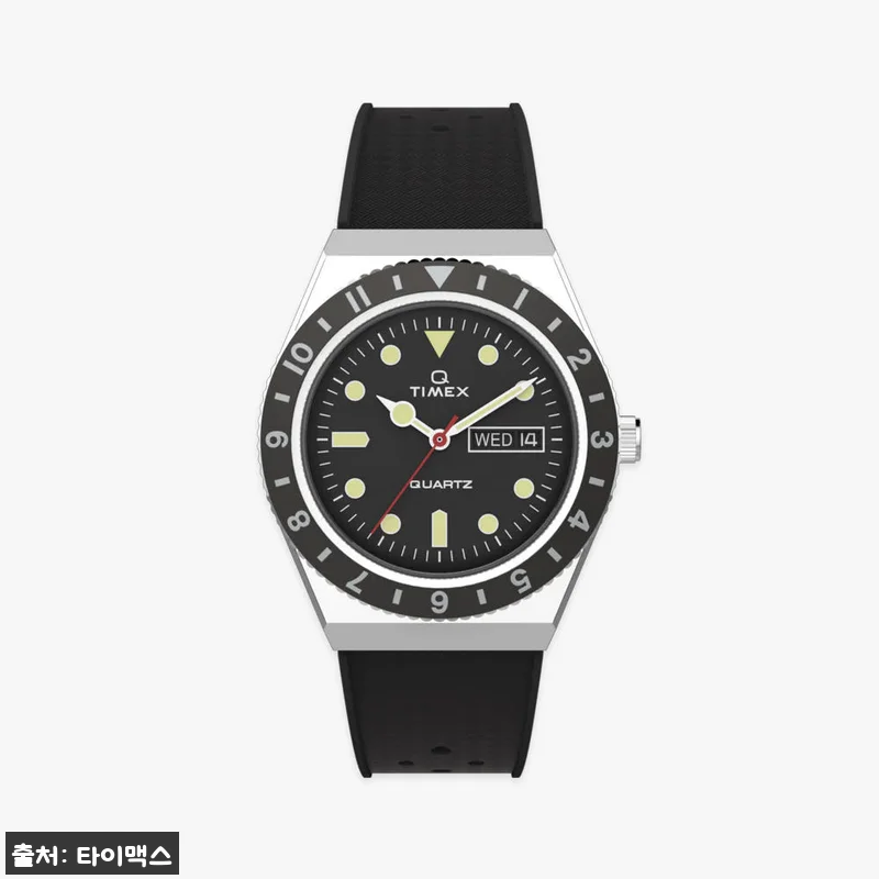 타이맥스 Q TIMEX 러버스트랩 손 관련 이미지 1