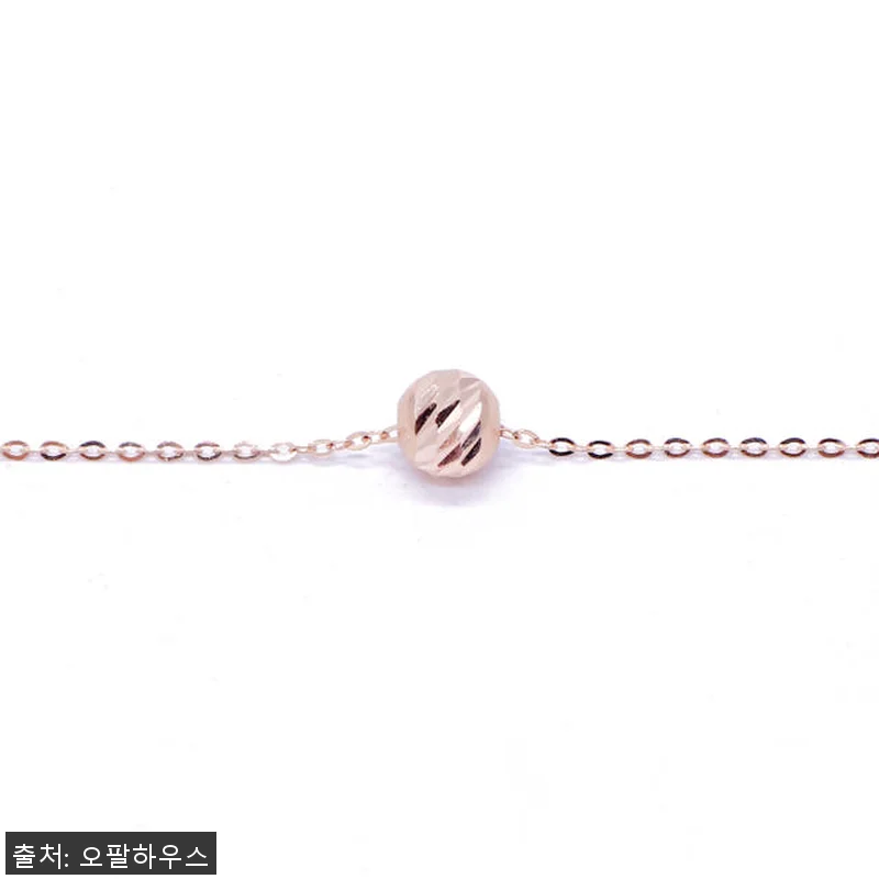 14k 5mm 컷팅볼 목걸이 OPPN 관련 이미지 2
