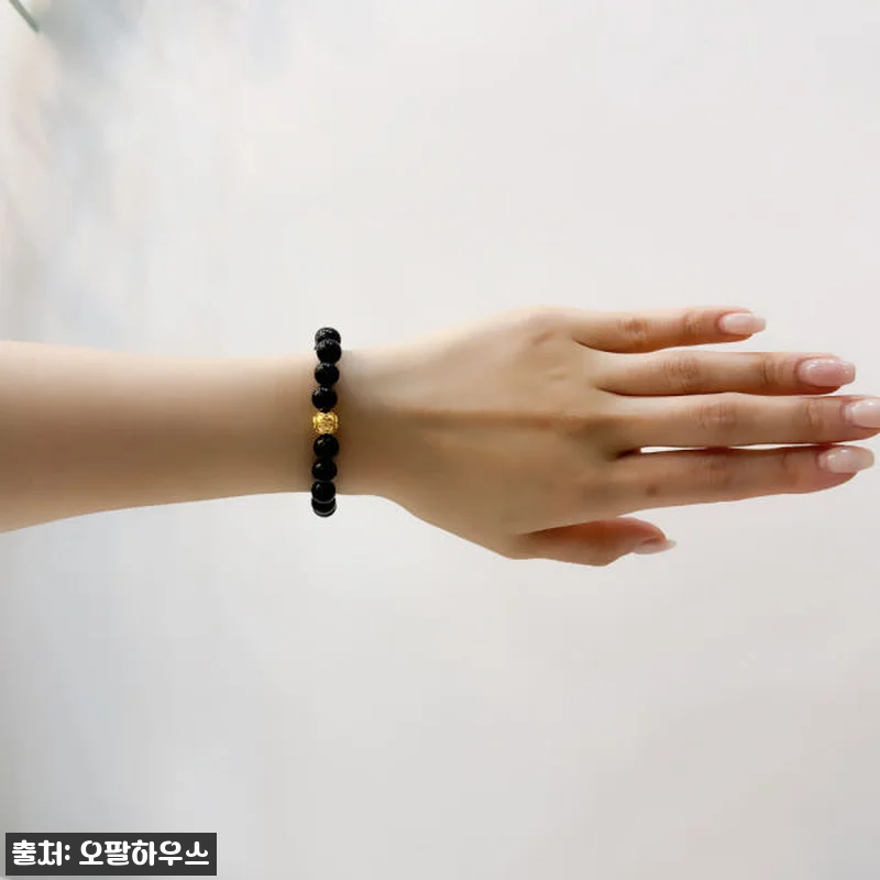 24k 행운복 오닉스 볼 팔찌 OPP 관련 이미지 2