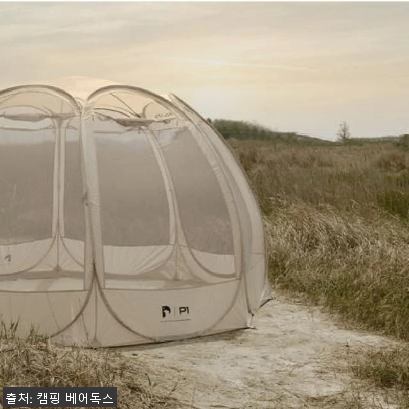 폴라리스 P1 원터치 텐트 블랙 쉘터 관련 이미지 2