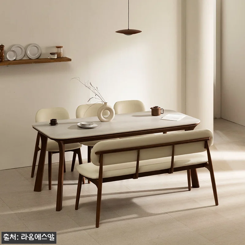 모드니 양면 세라믹 식탁 테이블 6인 관련 이미지 4