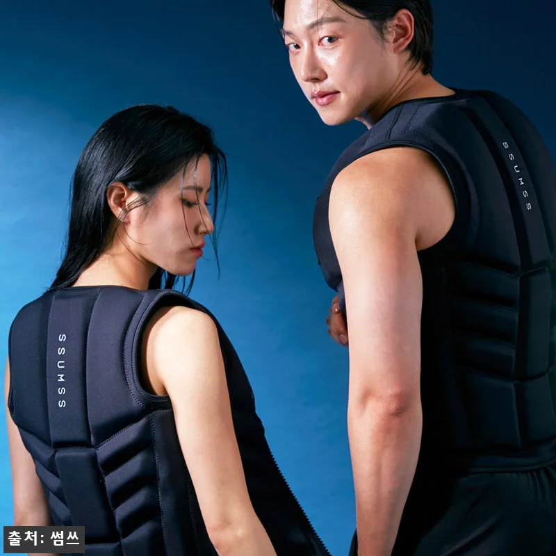 썸쓰 구명조끼 ACTIVE 블랙 사용 관련 이미지 4