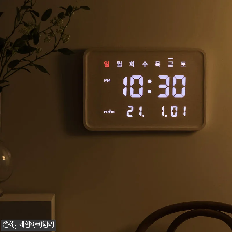 플라이토 인테리어 벽걸이시계 써클 크 관련 이미지 5