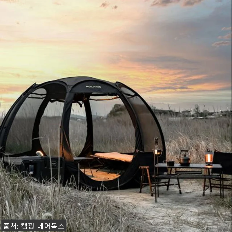 폴라리스 P1 원터치 텐트 블랙 쉘터 관련 이미지 6