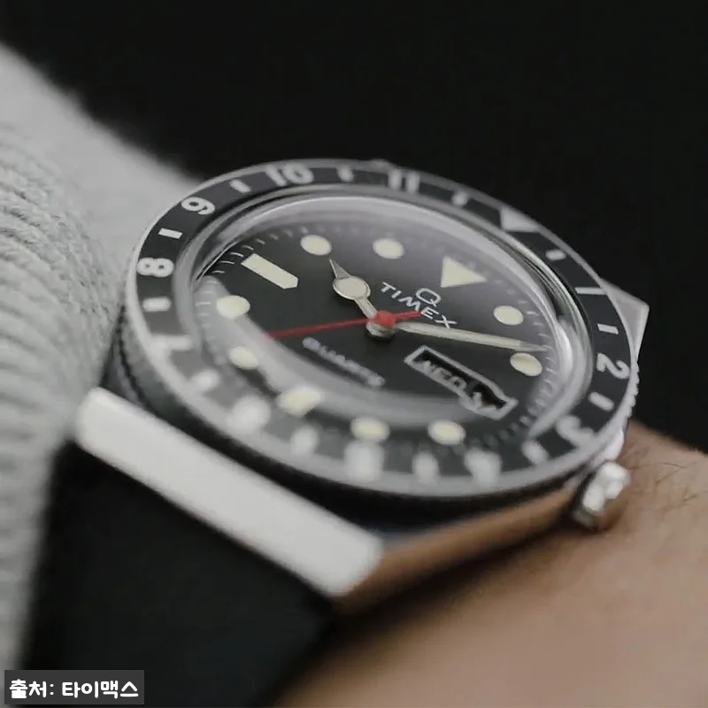 타이맥스 Q TIMEX 러버스트랩 손 관련 이미지 7