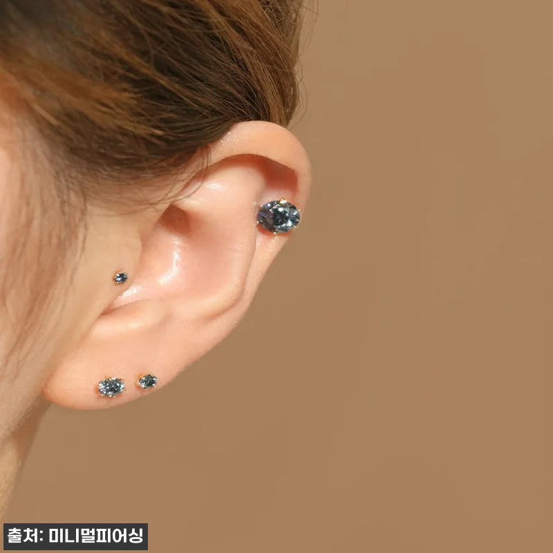 14K 모이사나이트 다이아 사파이어 관련 이미지 7