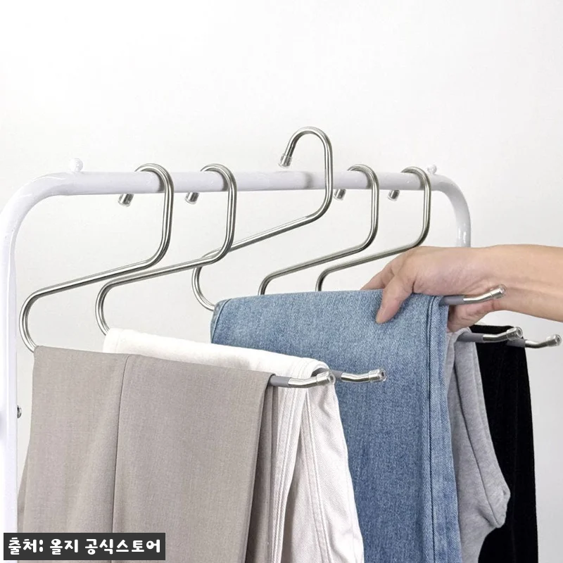 올지 8mm 논슬립 바지걸이 스텐 화 관련 이미지 5