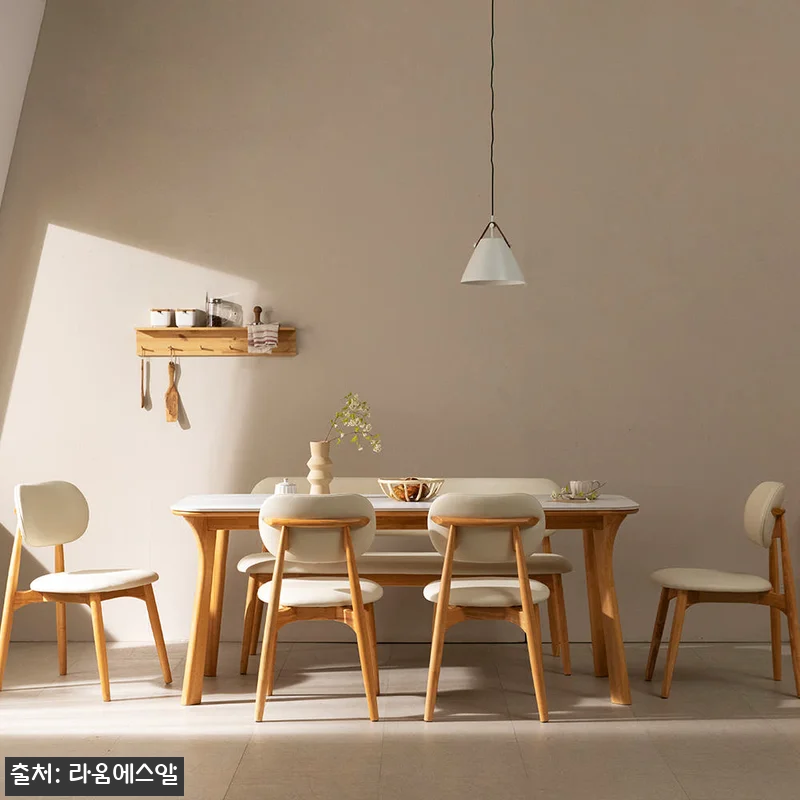 모드니 양면 세라믹 식탁 테이블 6인 관련 이미지 9