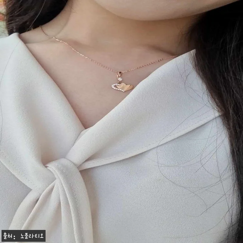 14K 목걸이 로엔하트 사용후기: 여 관련 이미지 9