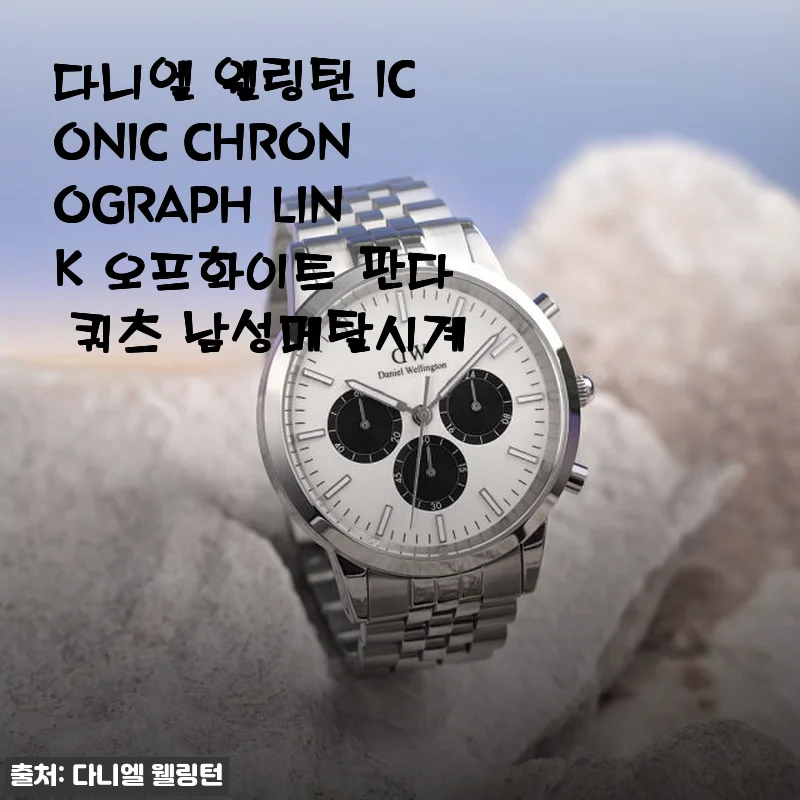 다니엘 웰링턴 ICONIC CHRONOGRAPH LINK 오프화이트 판다 쿼츠 남성메탈시계 사용후기