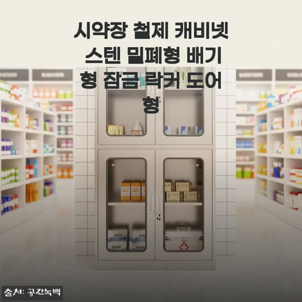 시약장 철제 캐비넷 스텐 밀폐형 배기형 잠금 락커 도어형 사용후기