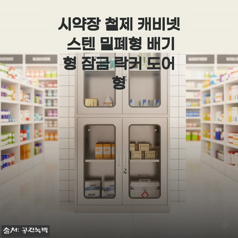 시약장 철제 캐비넷 스텐 밀폐형 배기형 잠금 락커 도어형 사용후기