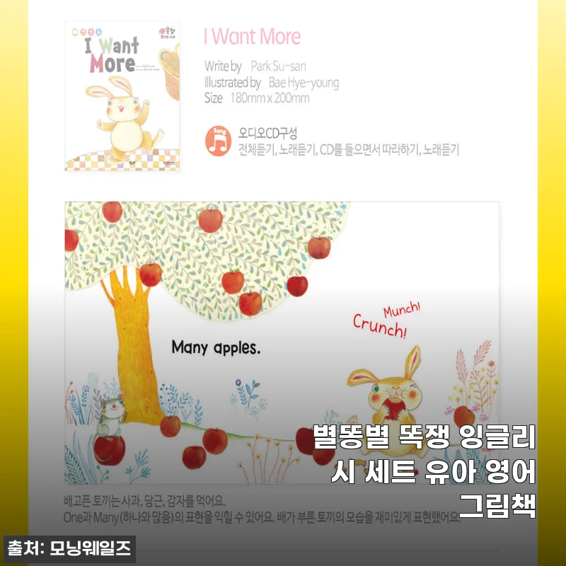 별똥별 똑쟁 잉글리시 세트 유아 영어 그림책 사용후기