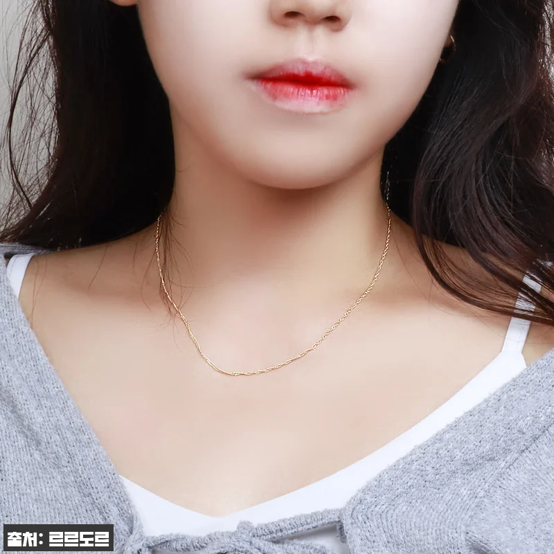 14K 18K 레이스 체인 줄, 트라 관련 이미지 5