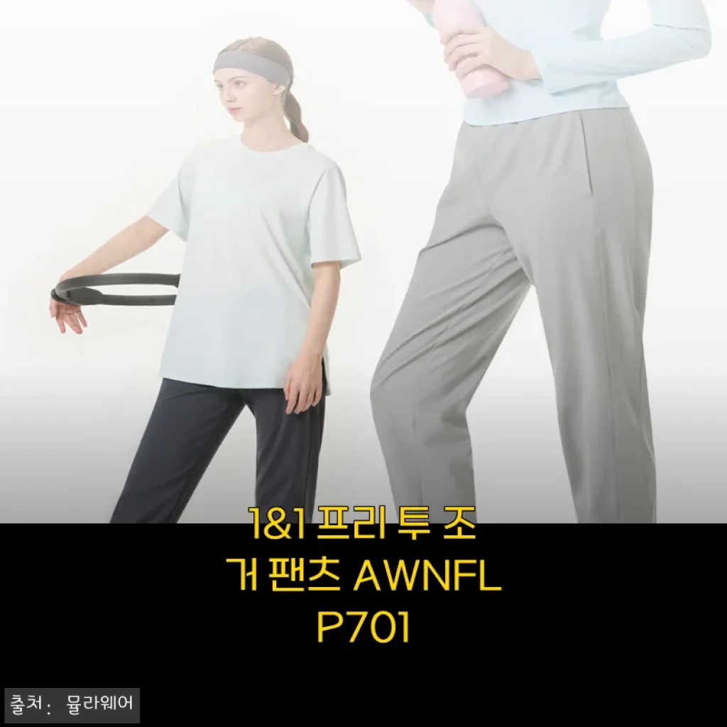 1&1 프리 투 조거 팬츠 AWNFLP701 후기, 편한 착용감에 74% 할인까지 챙겼어요