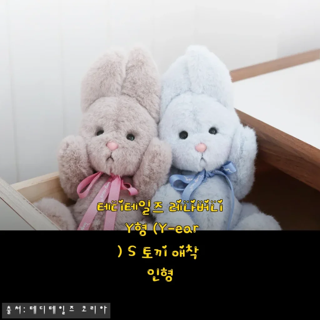 나만 알고 싶은 힐링템 찾았다… 테디테일즈 레나버니 Y형 S, 30대 직장인의 애착 인형이 된 사연