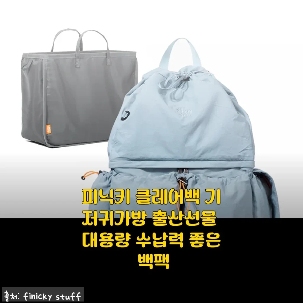 육아 2년 차, 결국 피닉키 클레어백 기저귀가방으로 정착한 진짜 이유