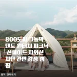 800도씨 그늘막 텐트 원터치 피크닉 선쉐이드, 한여름 나들이 필수 아이템 된 진짜 이유