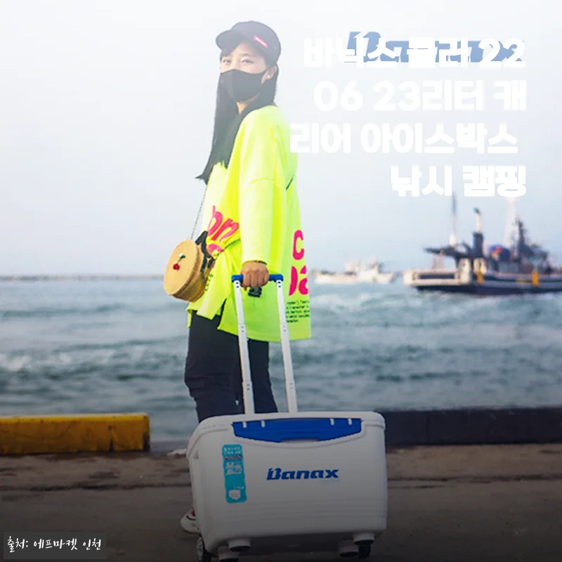 바낙스 쿨러 2206 23리터 캐리어 아이스박스, 낚시 캠핑 2주 사용기