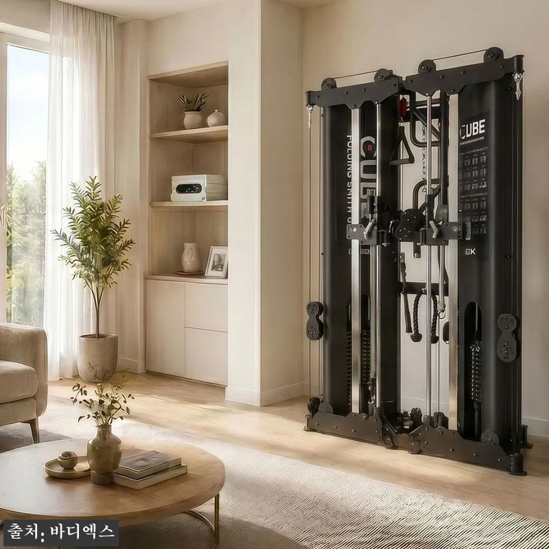 바디엑스 큐브 폴딩 스미스머신 스탠다 관련 이미지 2