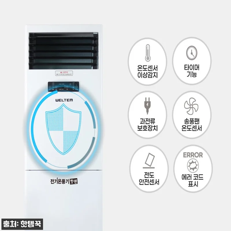 공장용 전기온풍기 60평 스탠드형, 관련 이미지 5