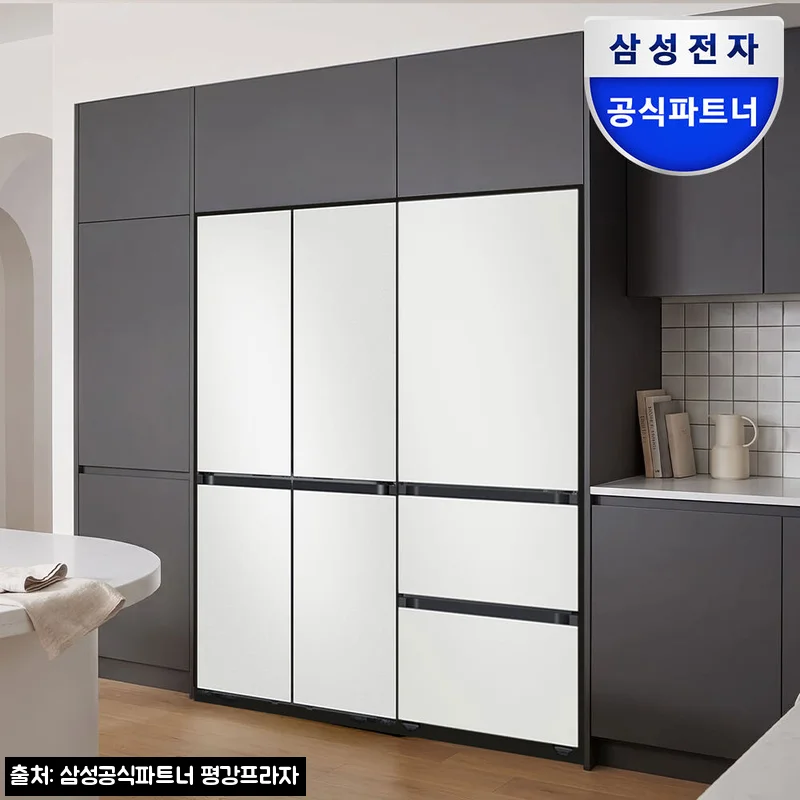 삼성 비스포크 키친핏 냉장고&middot;김치냉장고 1등급 세트, 런칭특가 389만9천원 구매 전 체크 후기