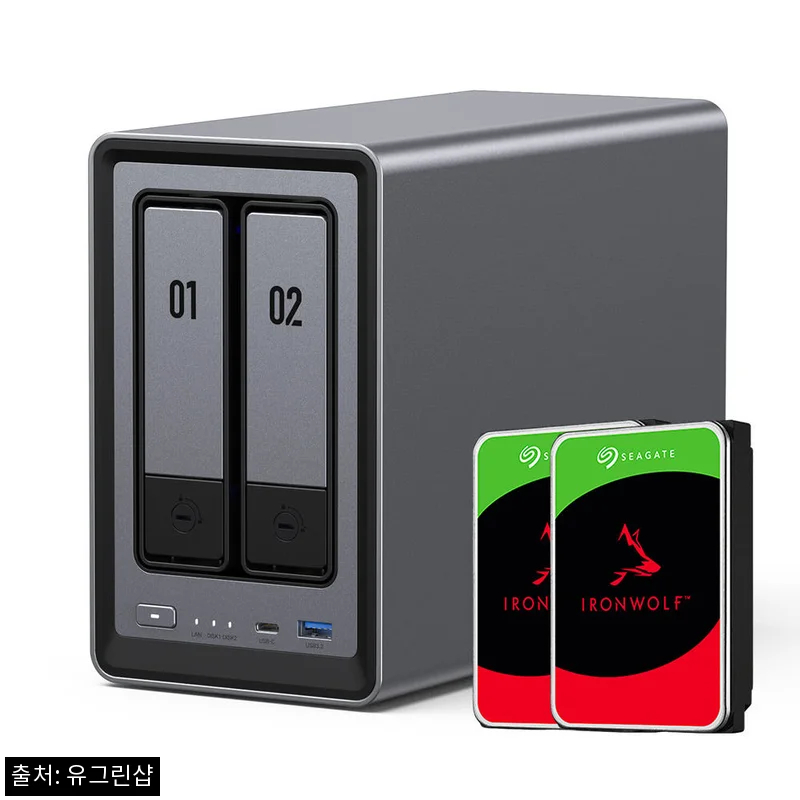 Home 54 유그린 DXP2800 2베이 NAS + 아이언울프 8TB 2개, 대용량 NAS 구성으로 눈여겨볼 만한 이유