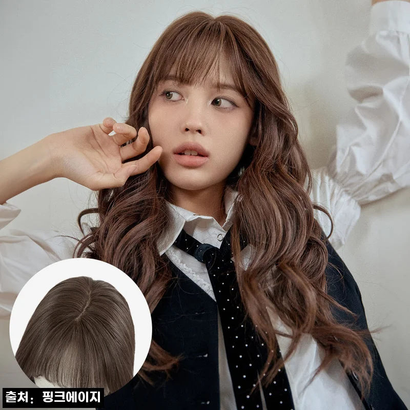 핑크에이지 완수제 통가발 에어펌 엘리, 탱글 롱 웨이브 스타일을 찾는다면 체크할 이슈템