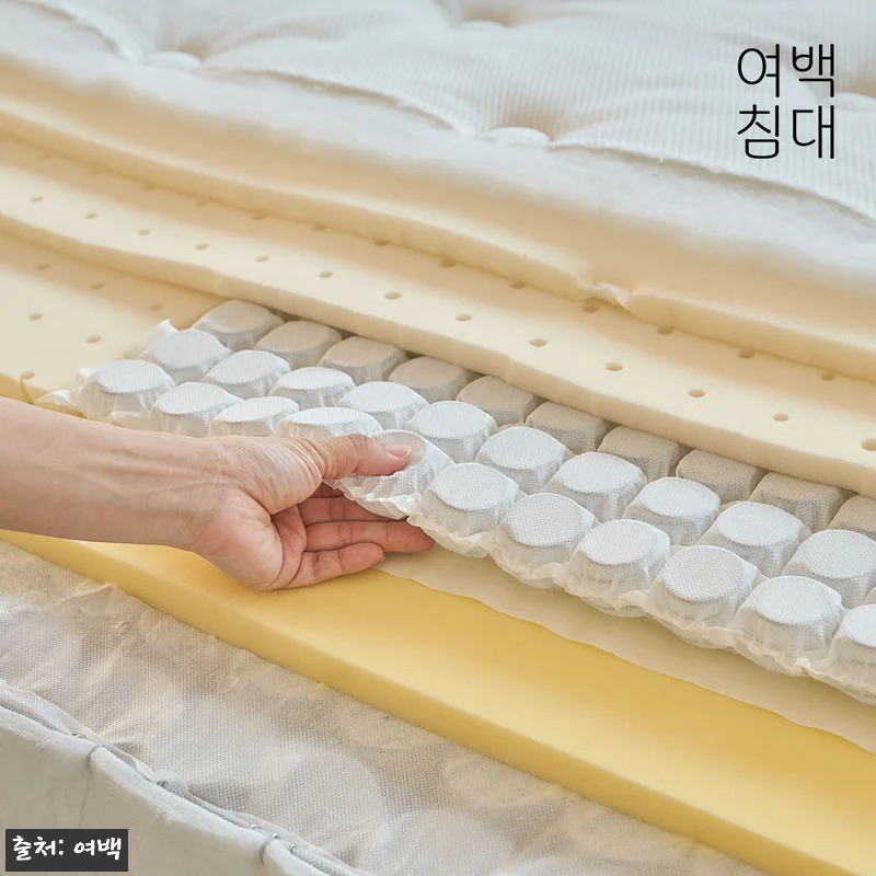 여백 프리미엄 필로우탑 탄탄한 스프링 매트리스 LK 1800 미디엄, 넓은 침대 찾을 때 눈여겨볼 이슈템 9 여백 프리미엄 필로우탑 탄탄한 스프링 관련 이미지 1