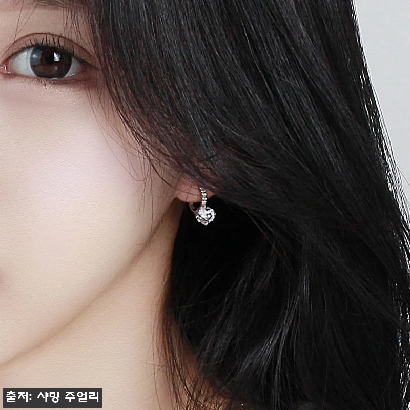 3부 다이아 귀걸이 천연 우신 G SI2 마름모 베젤, 결혼기념일 선물로 살펴본 구매 포인트 12 3부 다이아 귀걸이 천연 우신 G S 관련 이미지 1