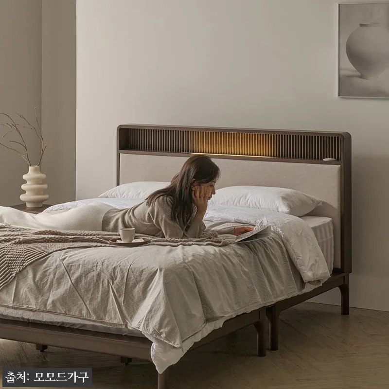 모모드 마론 패브릭 LED 조명 원목 관련 이미지 1
