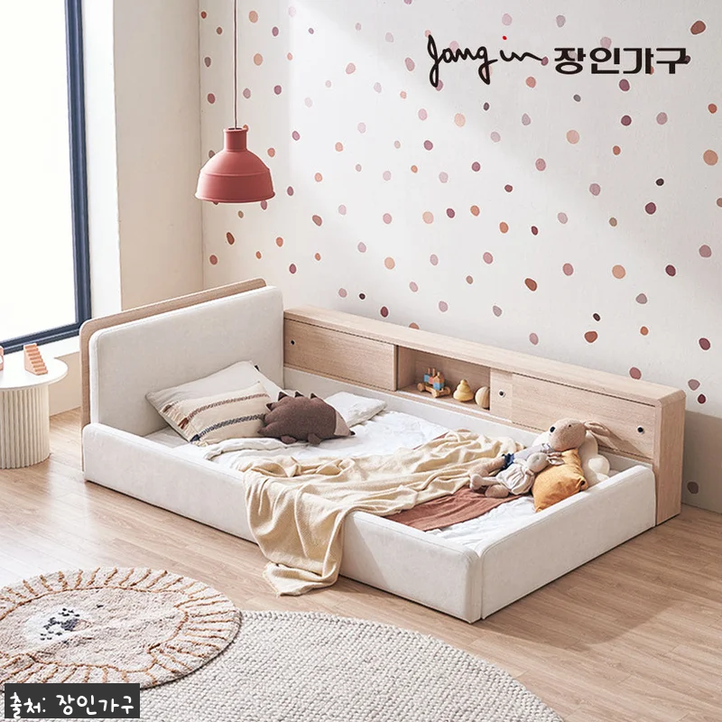 장인가구 하랑 E0 패브릭 슬림헤드 저상형 패밀리침대 SS+SS 가드형+본넬, 아이와 함께 쓰기 좋은 패밀리침대 체크후기 8 장인가구 하랑 E0 패브릭 슬림헤드 관련 이미지 1