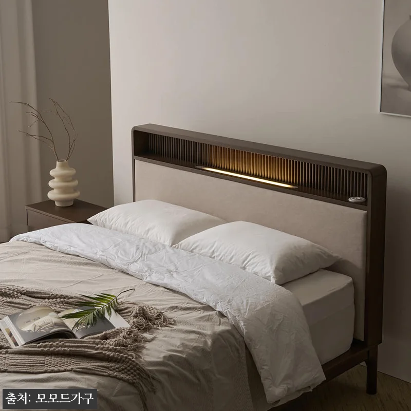 모모드 마론 패브릭 LED 조명 원목 관련 이미지 2