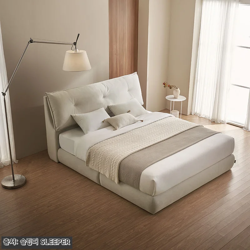 슬립퍼 샬롯 신혼부부 패브릭침대 LK 관련 이미지 3