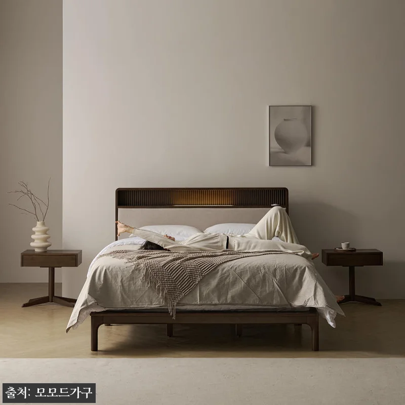 모모드 마론 패브릭 LED 조명 원목 관련 이미지 3