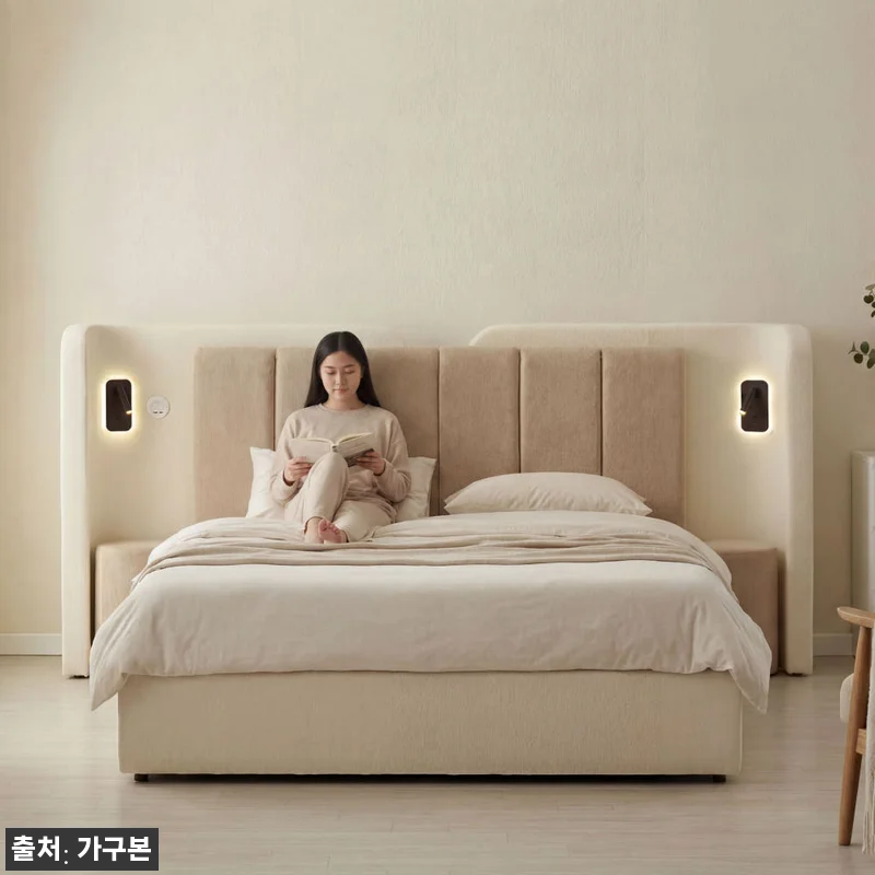 코코 킹침대 킹사이즈침대 침대킹 라지 프레임, 넓은 침실 분위기 바꾸기 좋은 이슈템 14 코코 킹침대 킹사이즈침대 침대킹 라지 관련 이미지 3