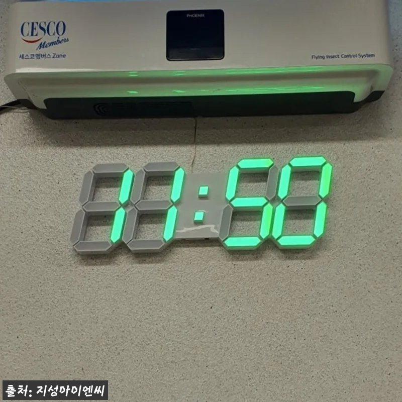 플라이토 컬러 전자 디지털 벽시계, 관련 이미지 3