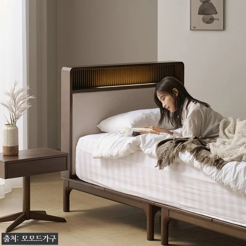 모모드 마론 패브릭 LED 조명 원목 관련 이미지 4