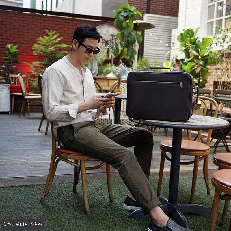 남자 가죽 백팩 로터프 LO-1010 관련 이미지 4