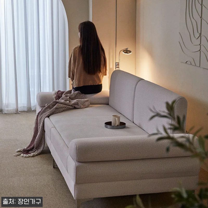 장인가구 비움 황토볼 온열 4인 가죽 관련 이미지 5