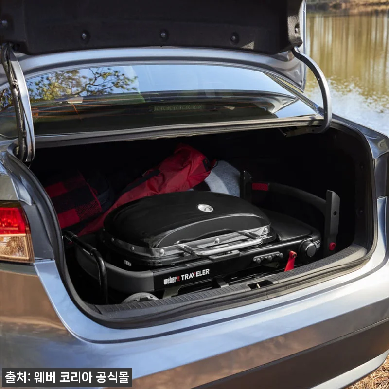 웨버 트래블러 컴팩트 블랙 가스 그릴 관련 이미지 6