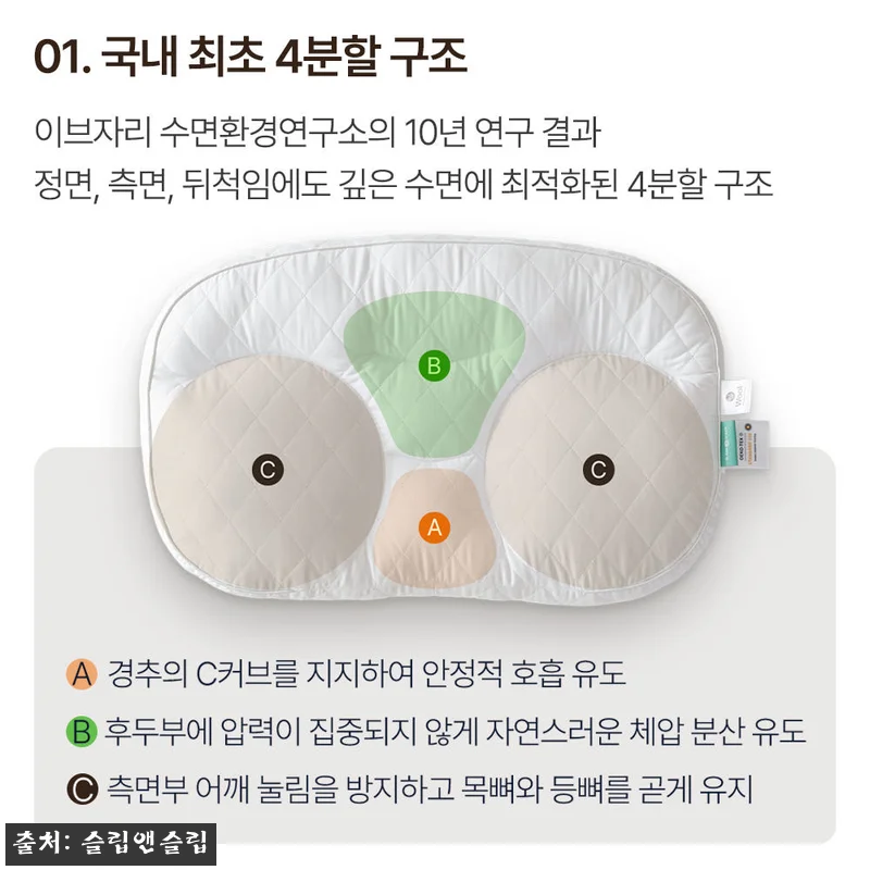 슬립앤슬립 아이유 깊은잠 베개 S+S 관련 이미지 6