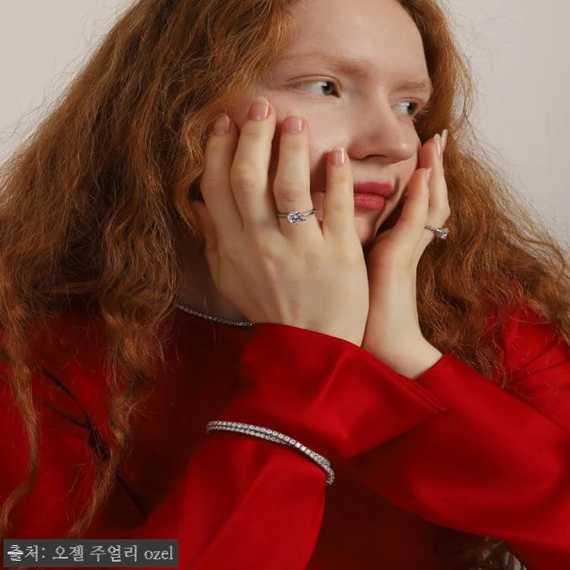 오젤 실버925 모이사나이트 테니스 관련 이미지 6